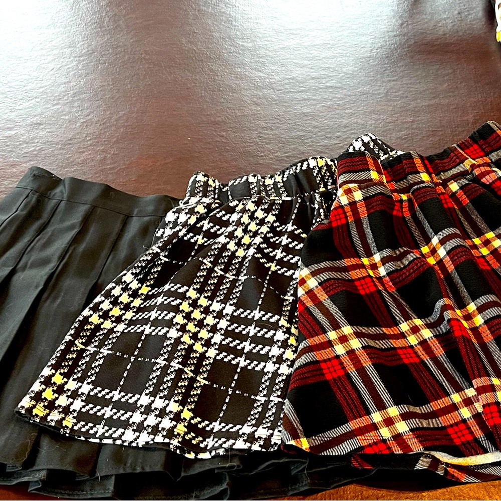 Set of three skirts, unknown brand, women’s small.